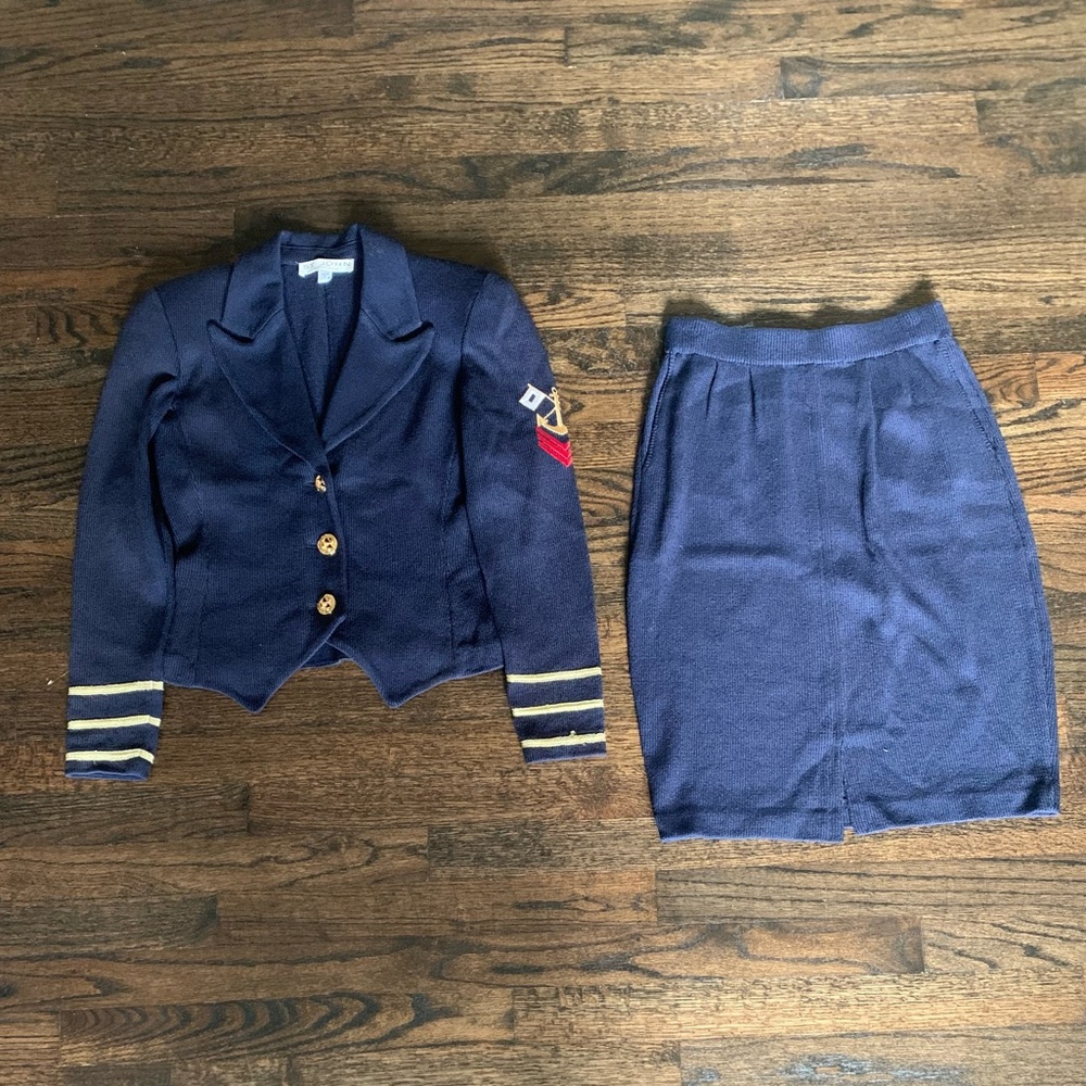 Vintage St. John Separates- Full Skirt and Jacket Suit